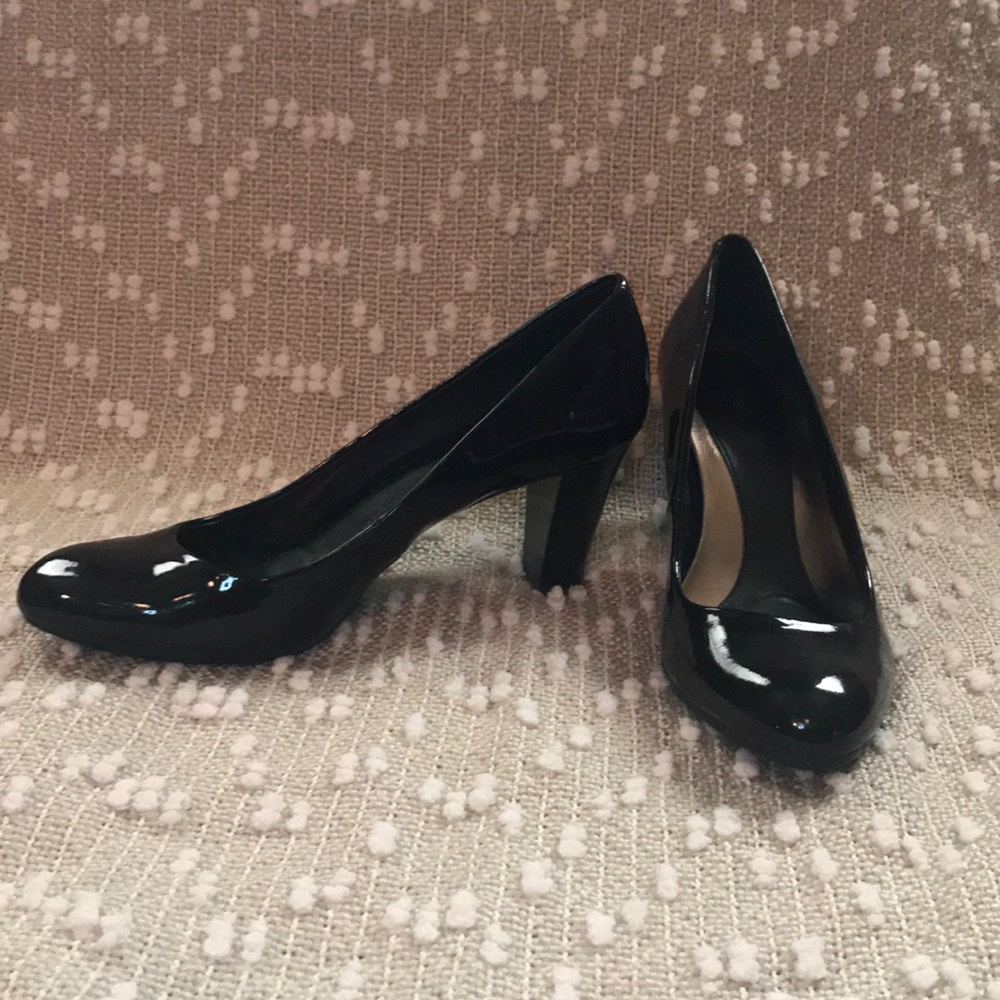 Calvin Klein Black Patent Heels